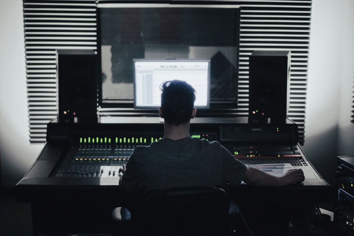 person in front of computer